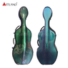 Gradient Carbon Fiber Cello Case Green to Blue (CSC601C)