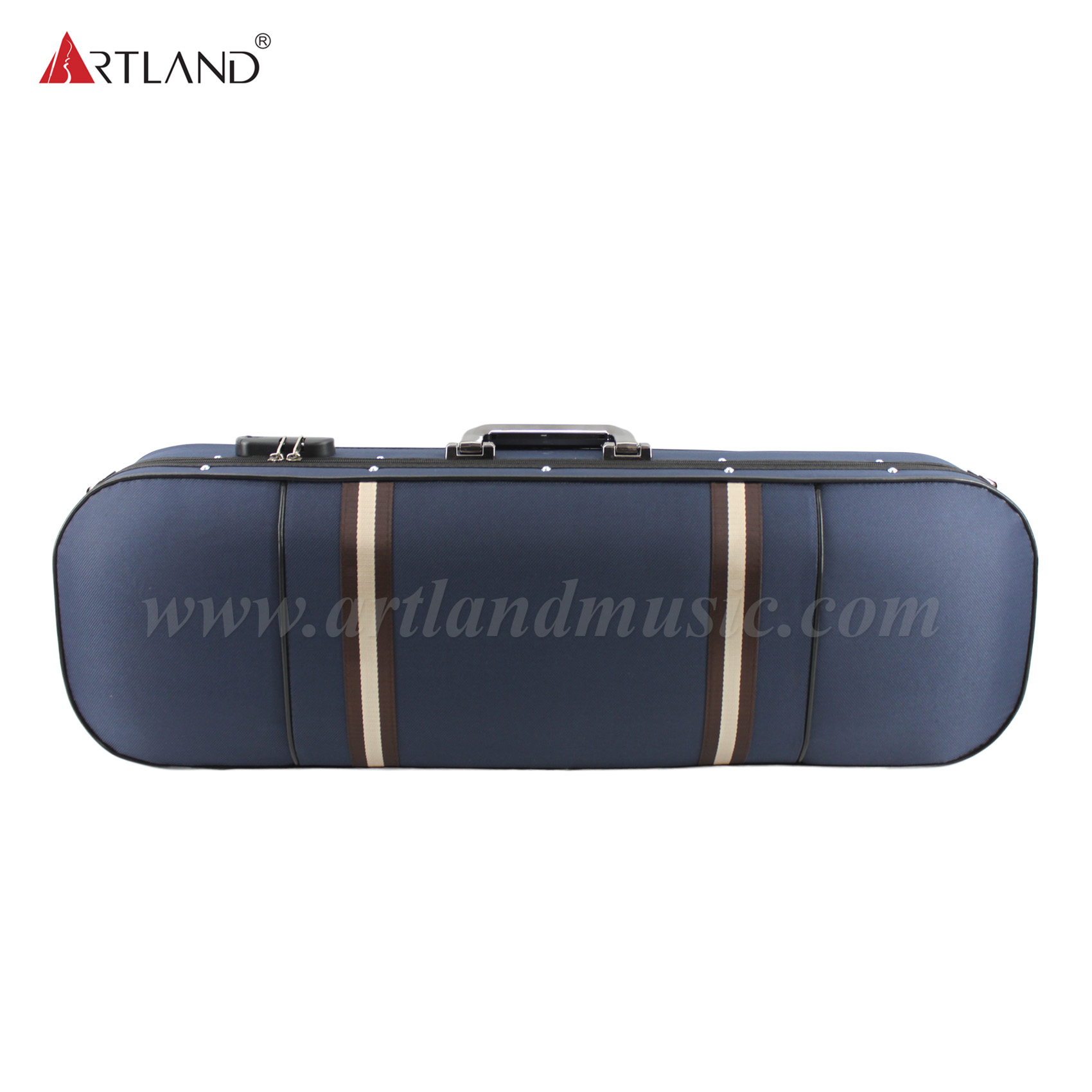 Blue Oxford Oblong Violin Case (SVC113)