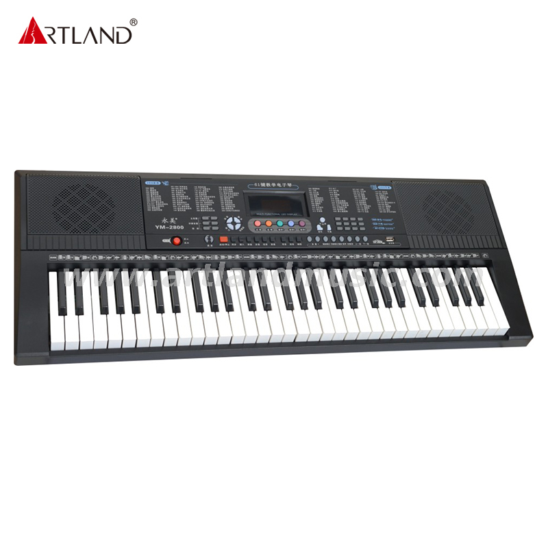 61 Piano-Styled Keys/LED Display Electronic Keyboard YM-2800