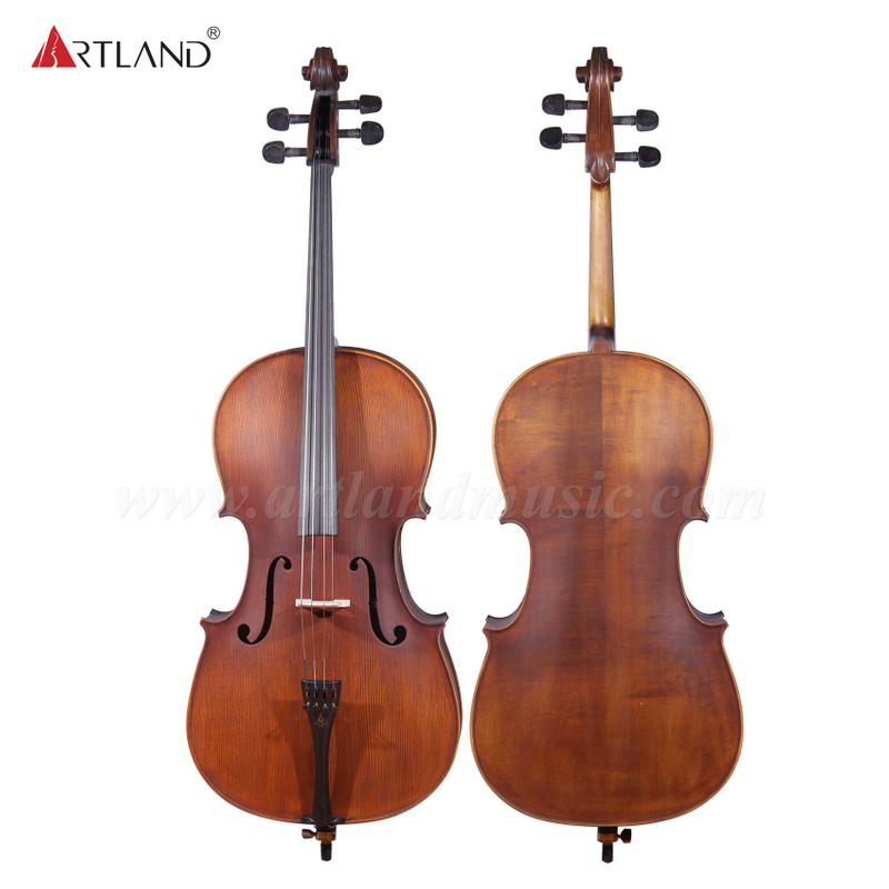 High Quality Solid Cello with Ebony Fitting (GC103)